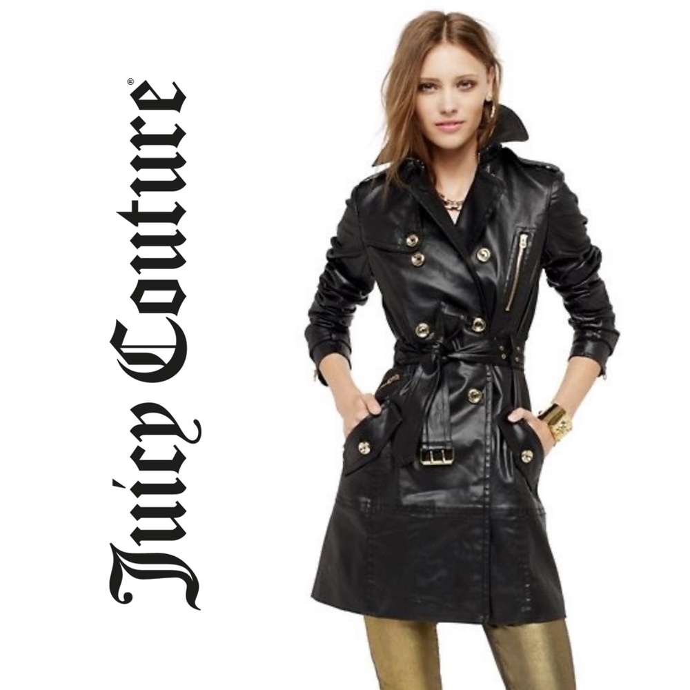 Juicy Couture Hard Wovens Sienna Coated Trench